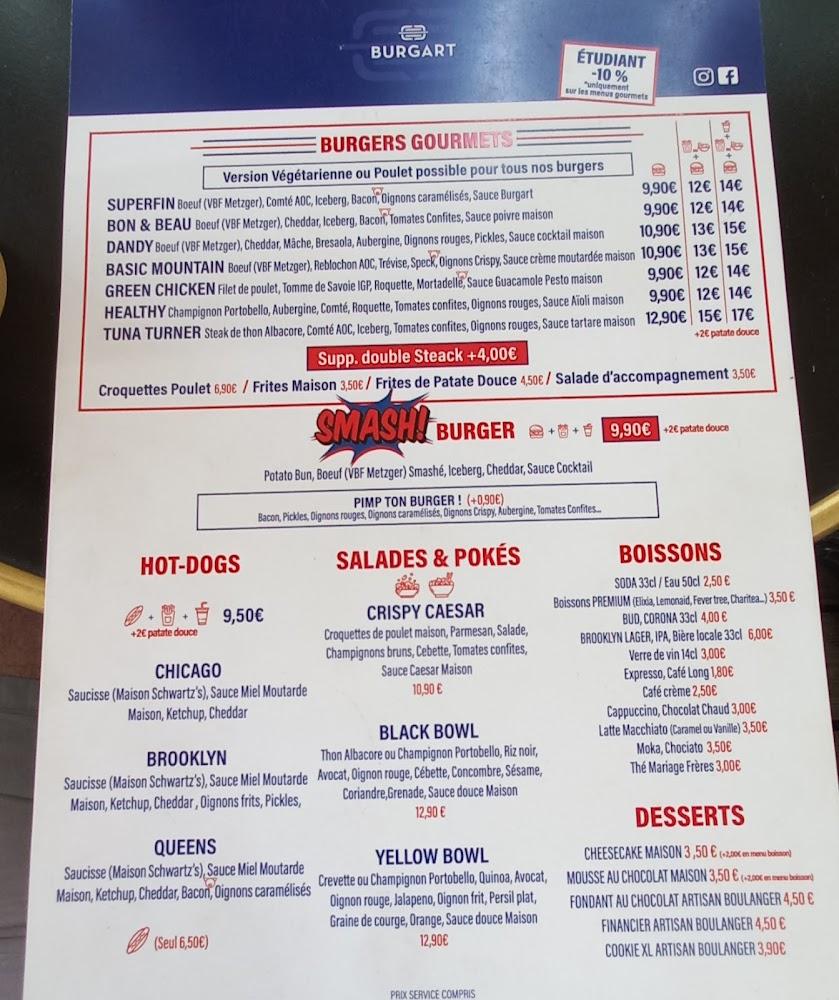 Burgart - Menu Image 3