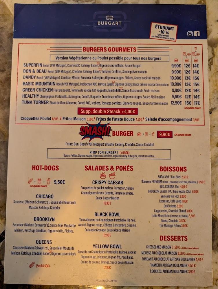 Burgart - Menu Image 4